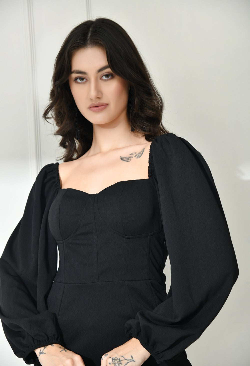 Bold Black Dress