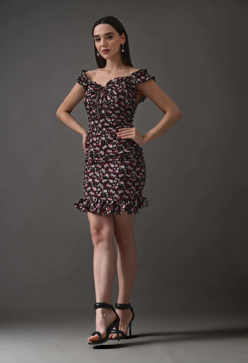 Flora Ruffle Dress