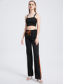 Rust Stripe Joggers - Lincoln Paris