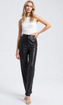 Panthera Black Leather Pants - Lincoln Paris