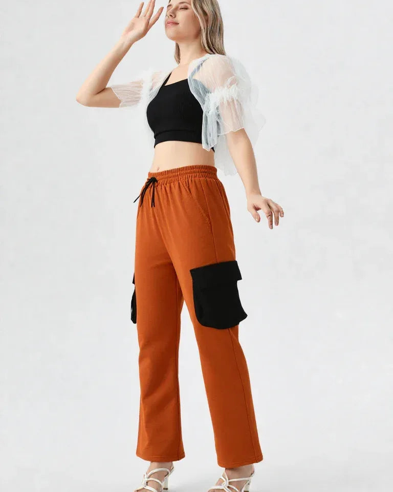 Laidback Rust Comfort Joggers - Lincoln Paris