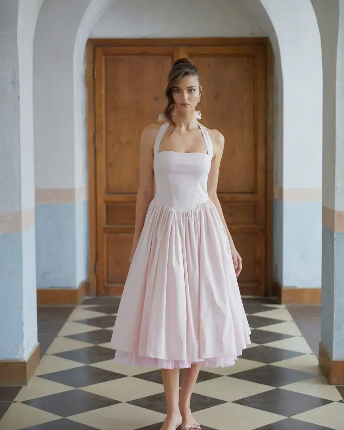 Blossom Halter Dress - Lincoln Paris
