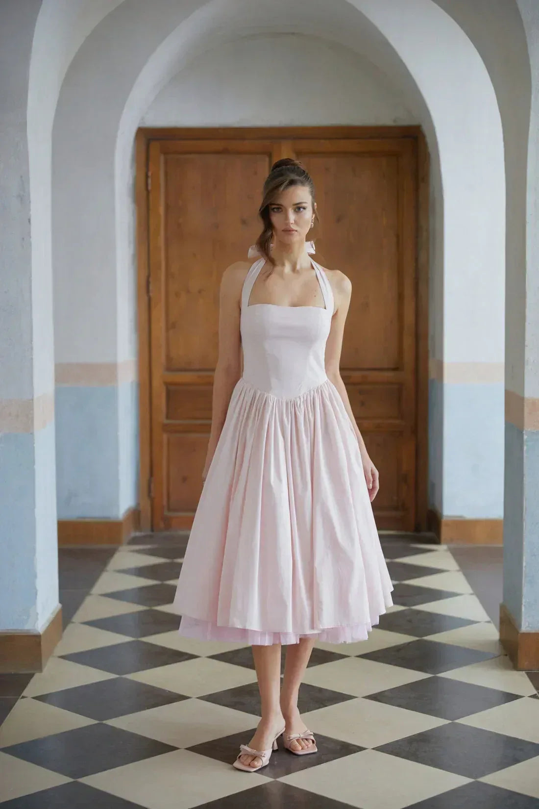 Blossom Halter Dress - Lincoln Paris