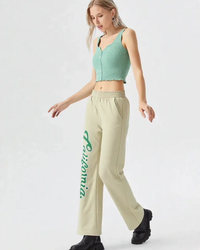 California Comfort Beige Joggers - Lincoln Paris