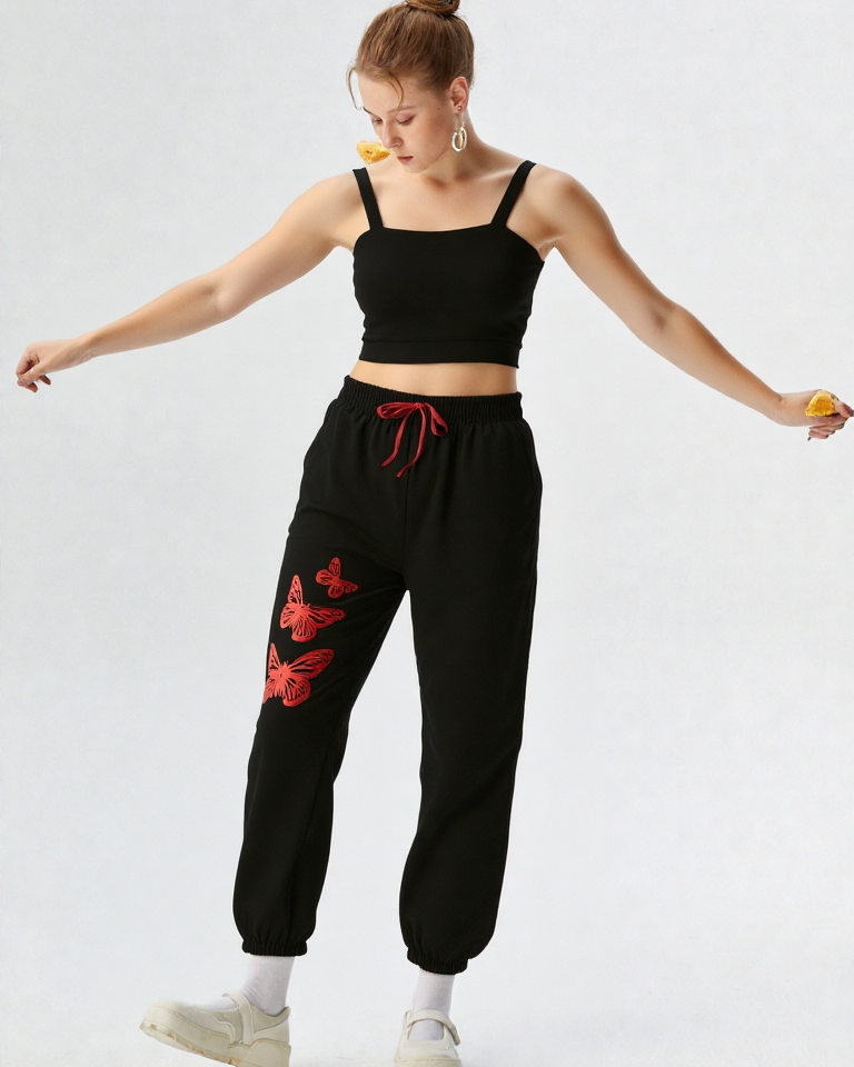 Flutter Black Relax Fit - Lincoln Paris