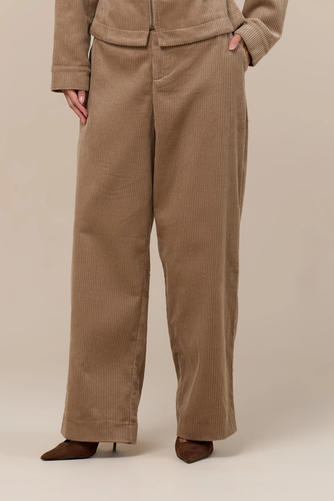 Taupe Cord Co-ord