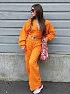Crimson Chill Co-ord Set - Lincoln Paris