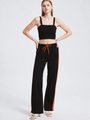 Rust Stripe Joggers - Lincoln Paris