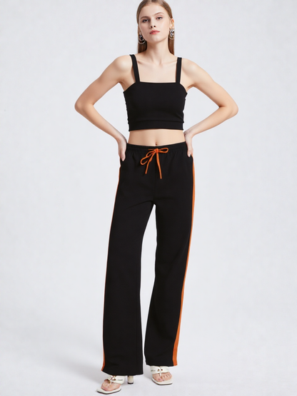 Rust Stripe Joggers