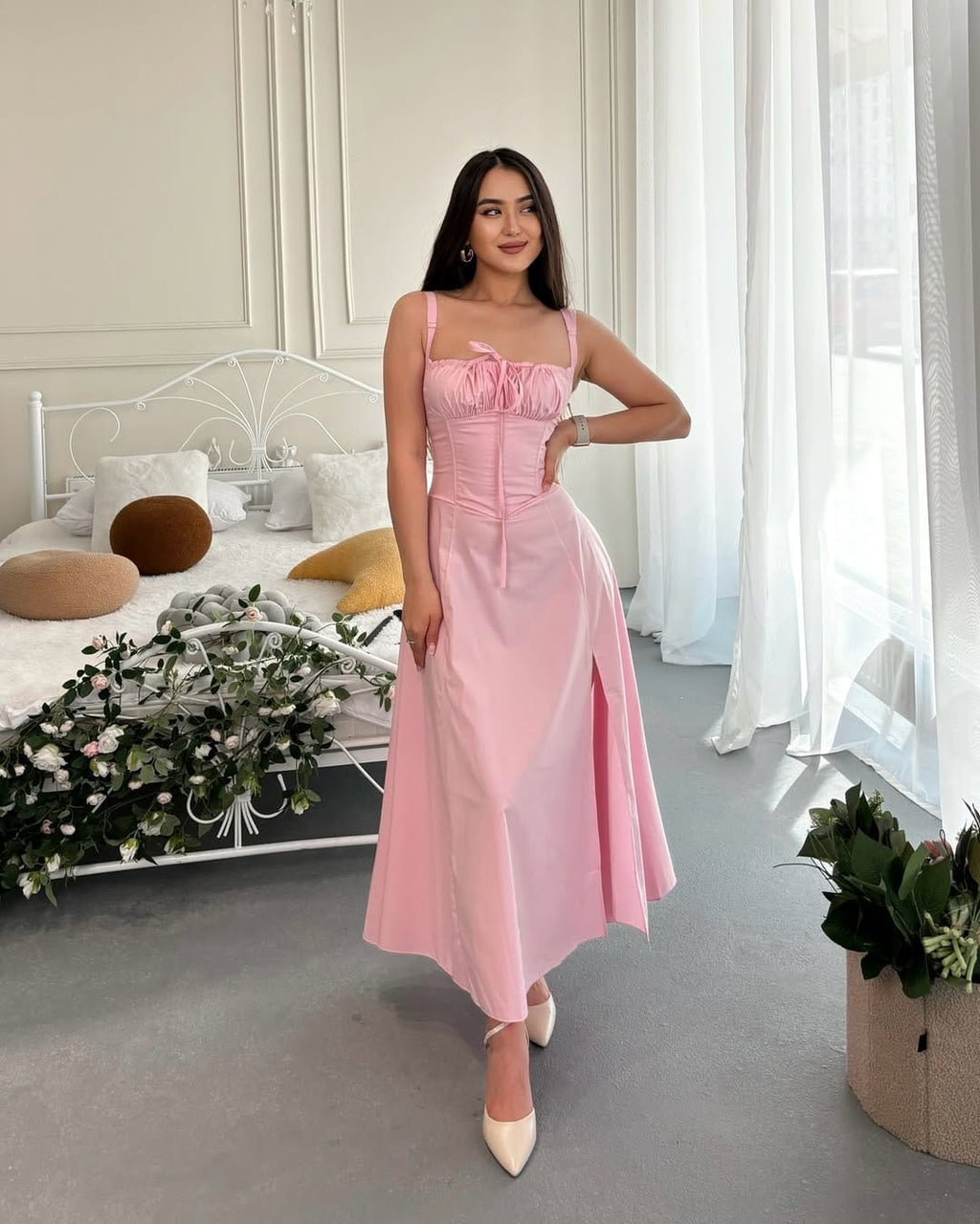 Rosewater Corset Maxi