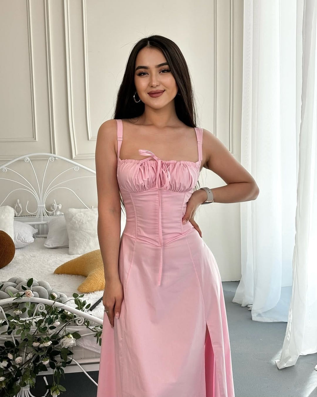 Rosewater Corset Maxi