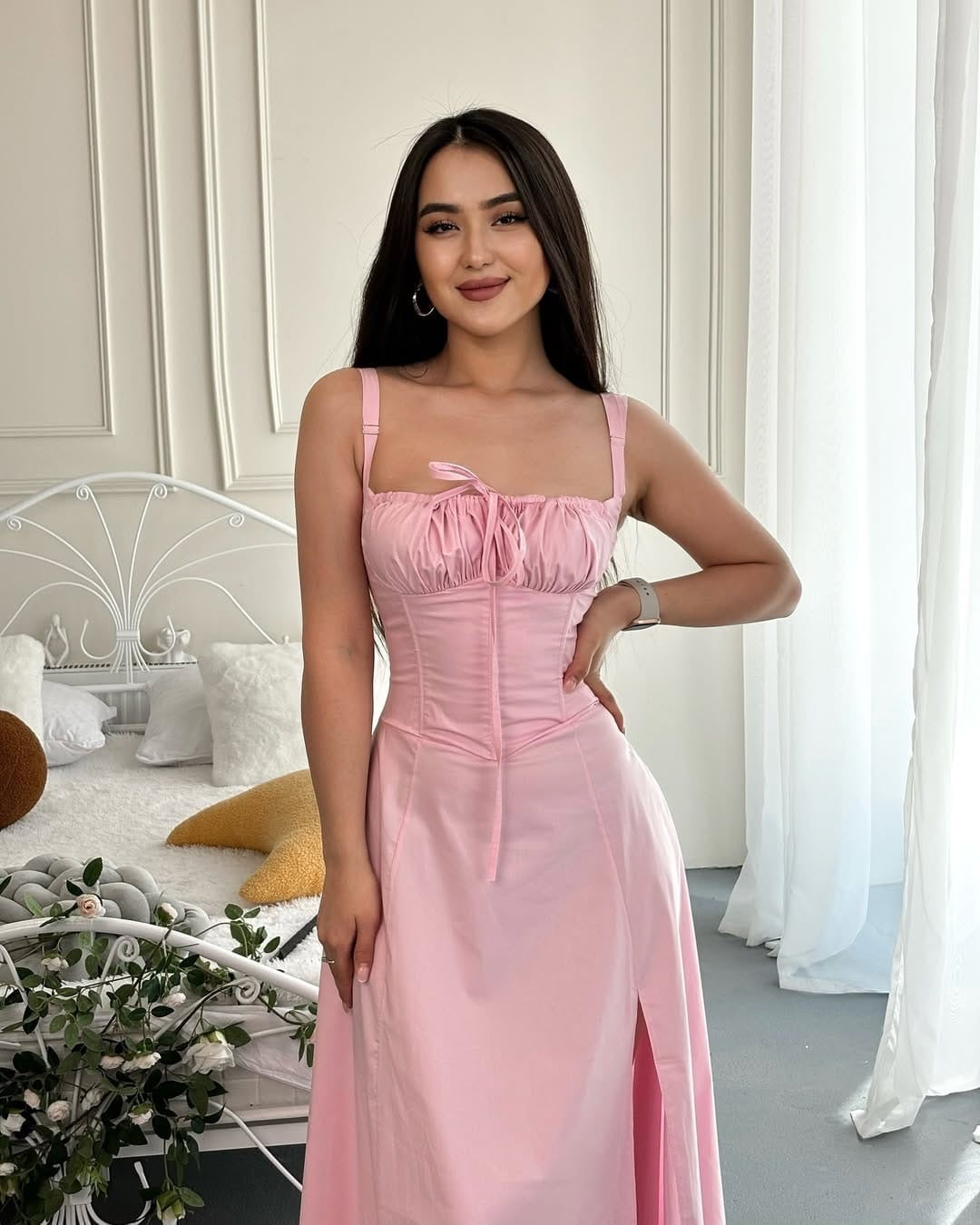 Rosewater Corset Maxi