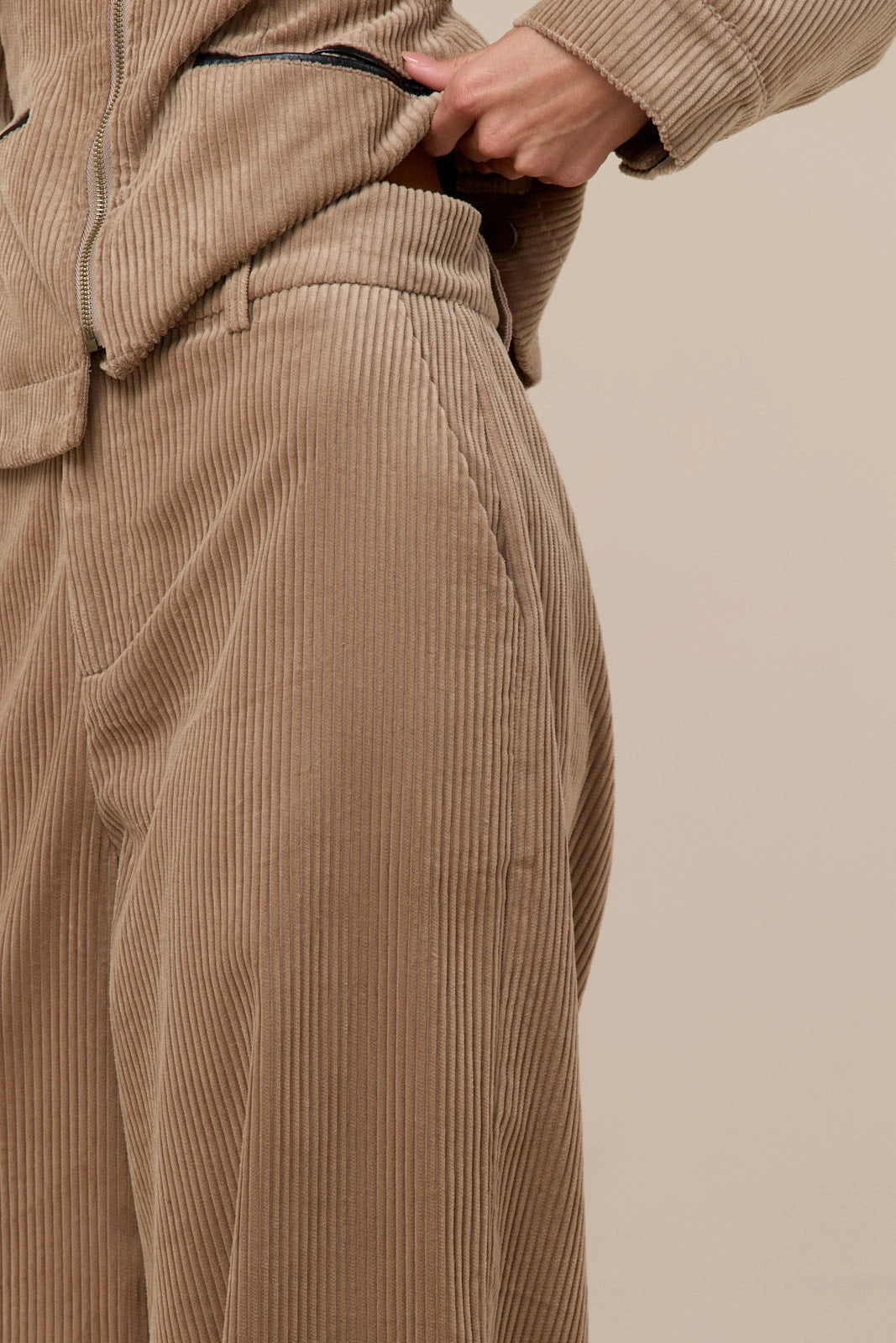 Taupe Cord Co-ord