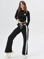 White Stripe Pants - Lincoln Paris