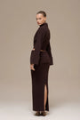 Lincoln Paris Winter Affair Set featuring cozy knit scarves and gloves in neutral tones, perfect for cold weather.
