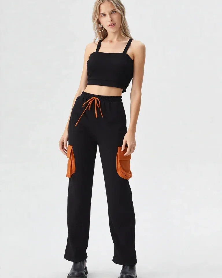 Laidback Black Comfort Joggers - Lincoln Paris