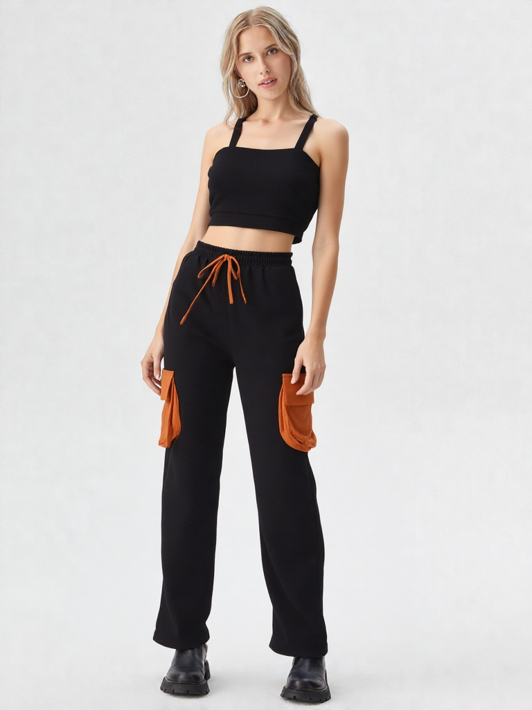 Laidback Black Comfort Joggers