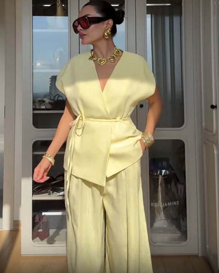 Pale sun co-ord - Lincoln Paris