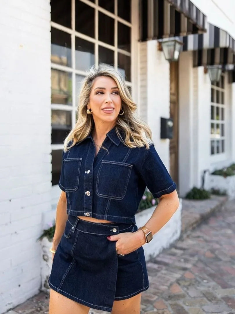 Elan Denim Co-ord - Lincoln Paris