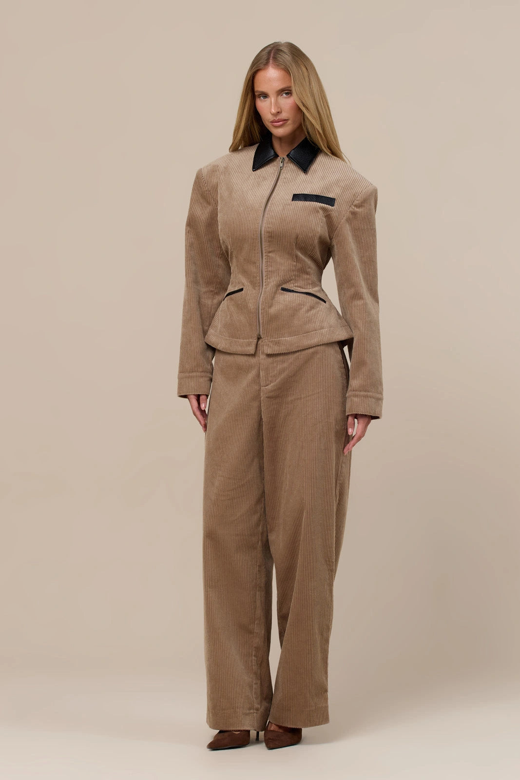Taupe Cord Co-ord