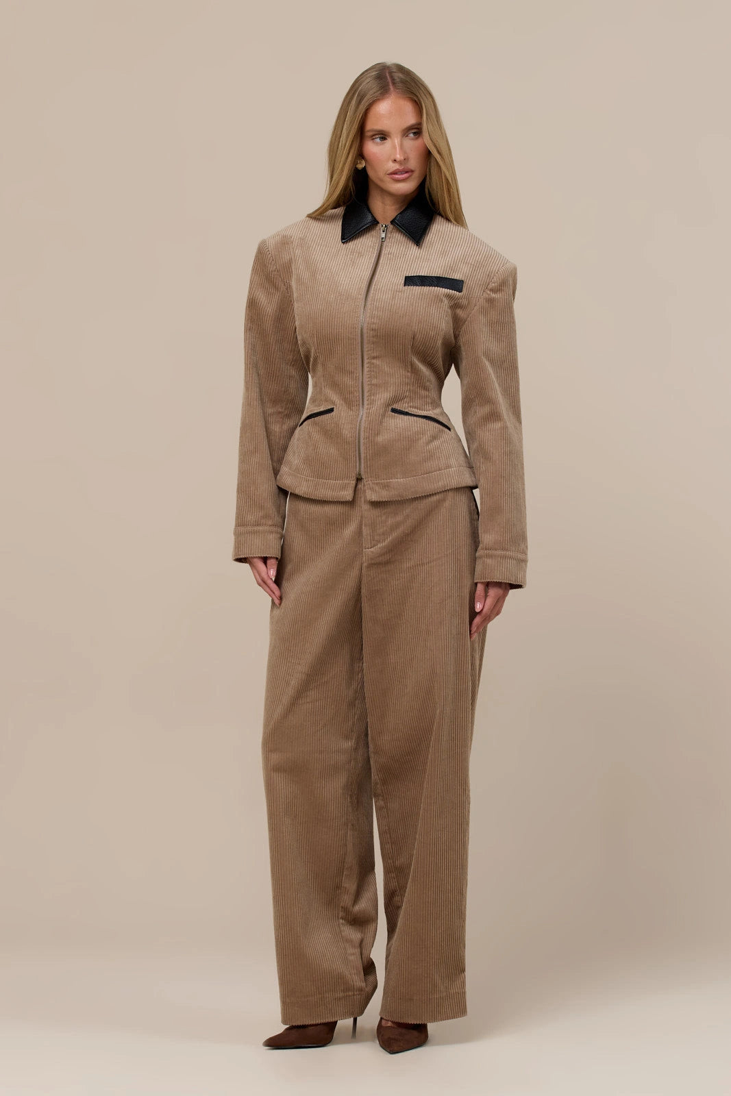 Taupe Cord Co-ord