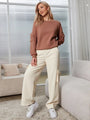 Latte Leisure Pants - Lincoln Paris