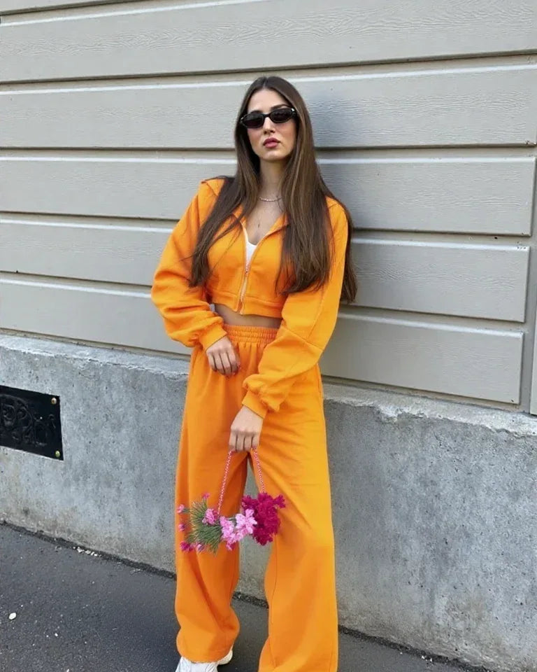 Crimson Chill Co-ord Set - Lincoln Paris