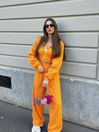 Crimson Chill Co-ord Set - Lincoln Paris