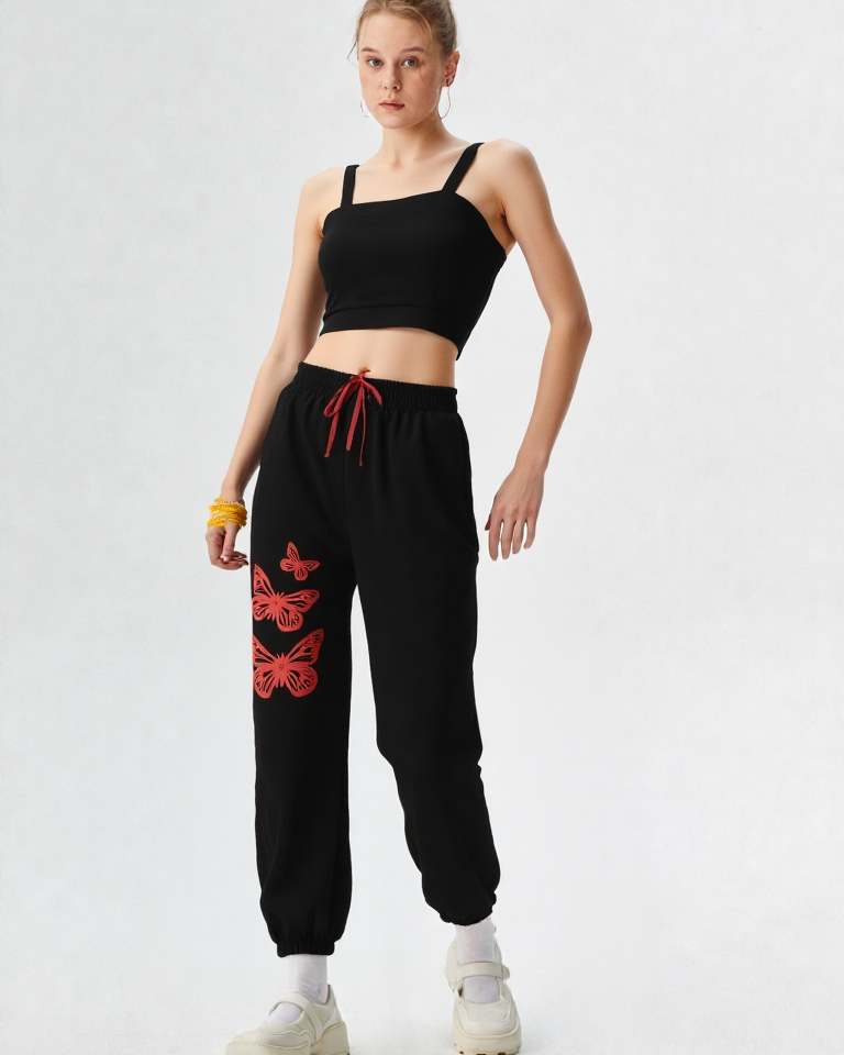Flutter Black Relax Fit - Lincoln Paris