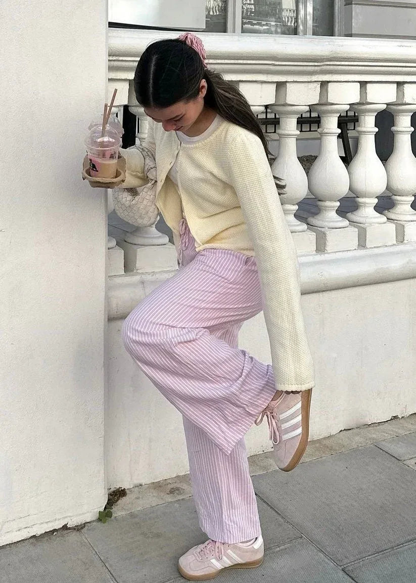 Candy Stripe Pants - Lincoln Paris