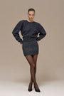 Lincoln Paris Winter Noir Set featuring a stylish black winter coat and matching accessories, displayed on a neutral background.