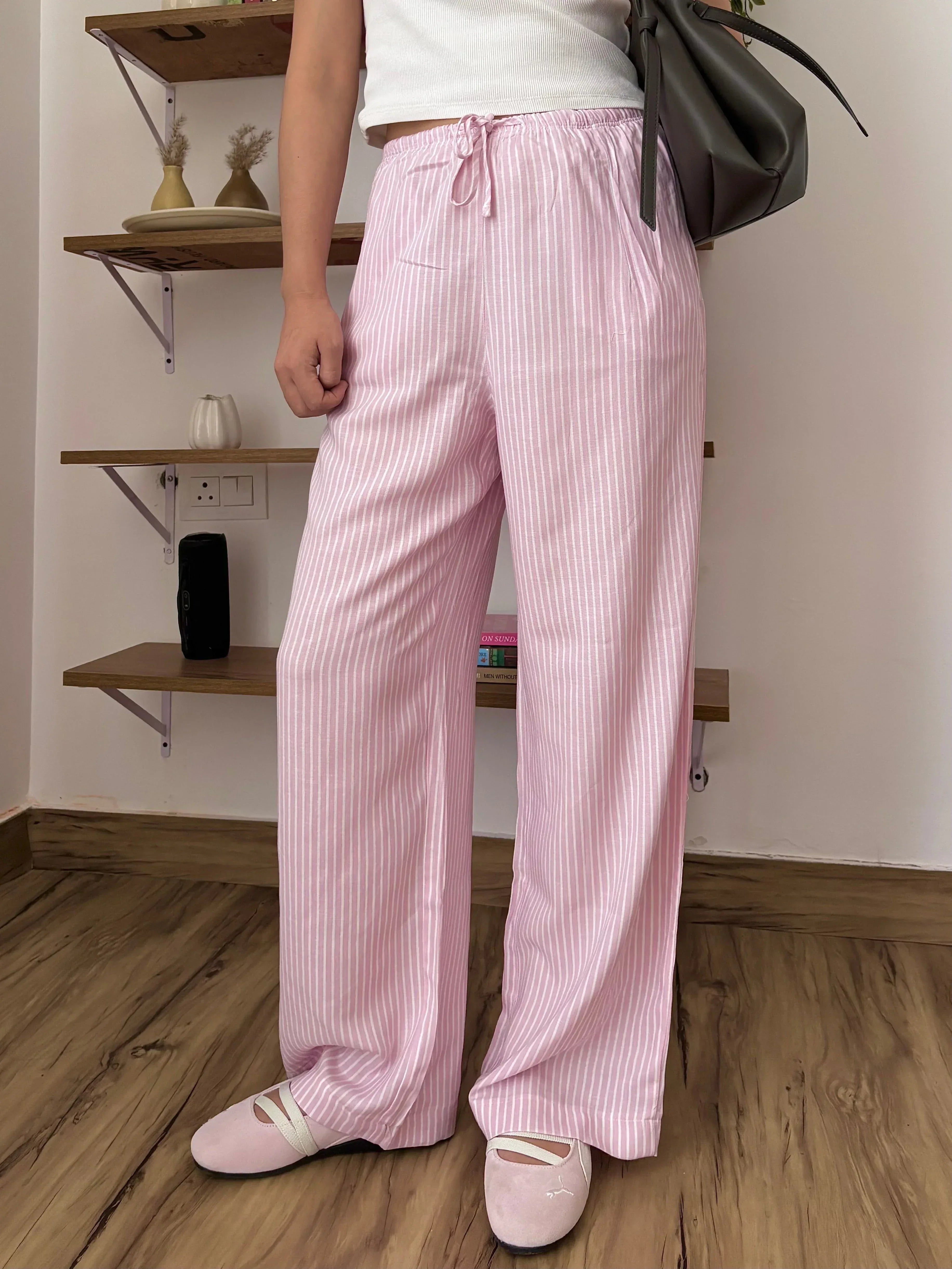 Candy Stripe Pants - Lincoln Paris