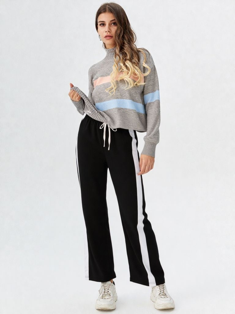 White Stripe Pants - Lincoln Paris
