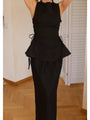 Black Swan co-ord set by Lincoln Paris featuring a fitted top and matching pants, stylish and comfortable for casual wear.