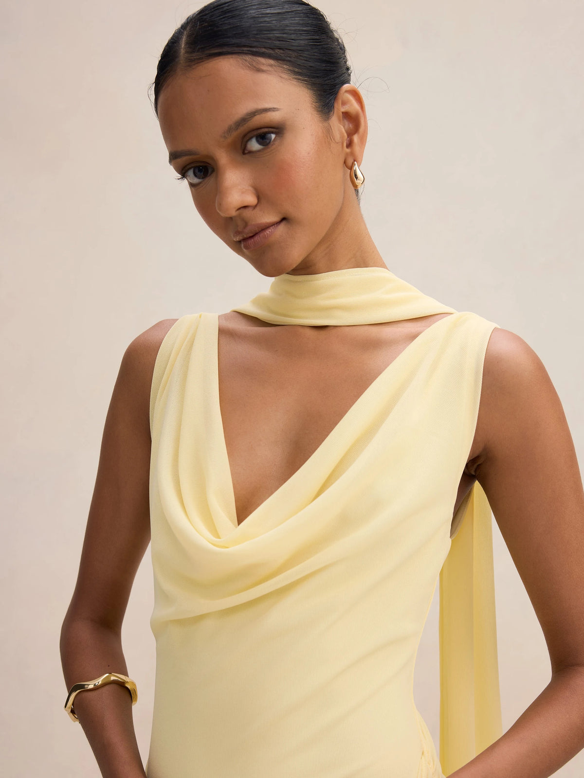 Amaltas Scraf Tie Dress