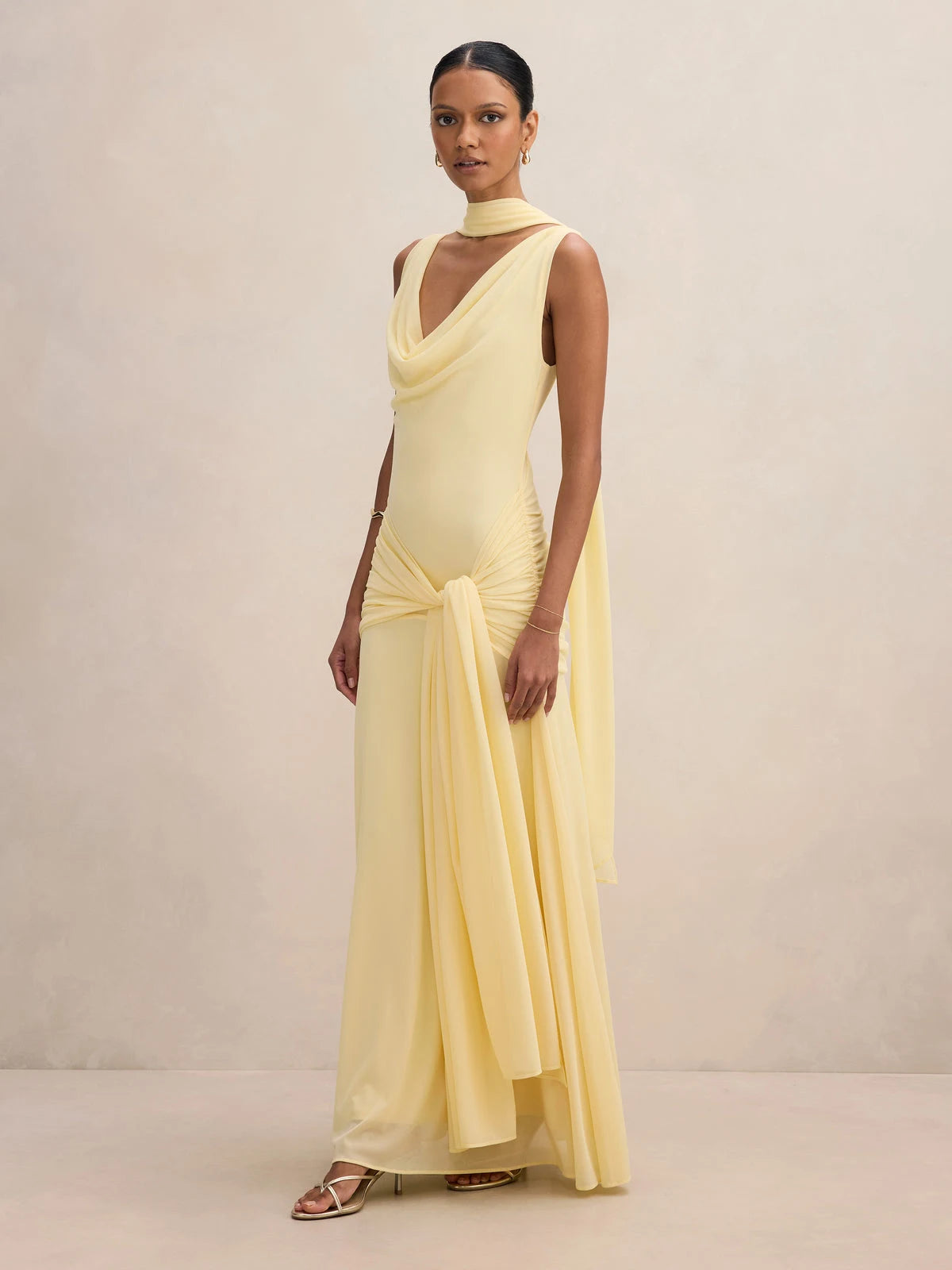 Amaltas Scraf Tie Dress