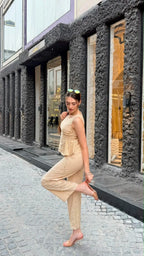 Lincoln Paris Maison Linen Pant Co-ord set featuring lightweight, stylish linen fabric and a comfortable, tailored fit.