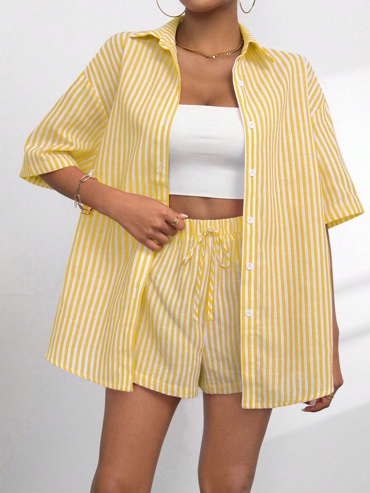 Soleil stripe co-ord