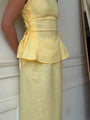 Lincoln Paris Buttercup Co-ord set featuring a matching top and skirt with floral pattern and lightweight fabric.