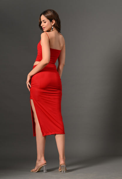 Fiery Femme Dress