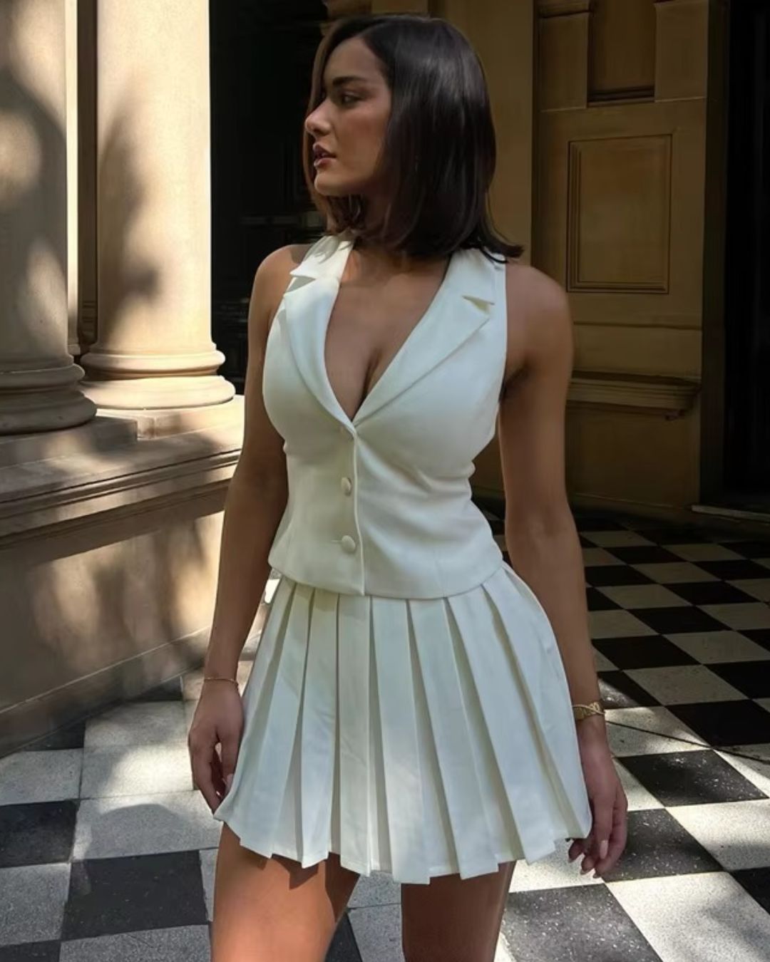 White Marquis Co‑ord - Lincoln Paris